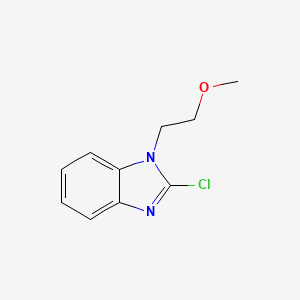 molecular formula C10H11ClN2O B1365237 2-chloro-1-(2-methoxyethyl)-1H-benzo[d]imidazole 
