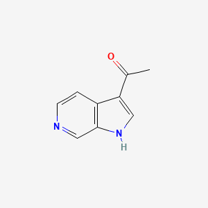 molecular formula C9H8N2O B1365240 1-(1H-吡咯并[2,3-c]吡啶-3-基)乙酮 CAS No. 67058-71-3