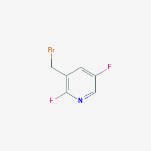 molecular formula C6H4BrF2N B13652416 3-(Bromomethyl)-2,5-difluoropyridine CAS No. 1227574-11-9