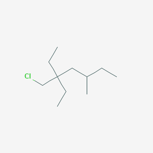 molecular formula C11H23Cl B13652453 3-(Chloromethyl)-3-ethyl-5-methylheptane 