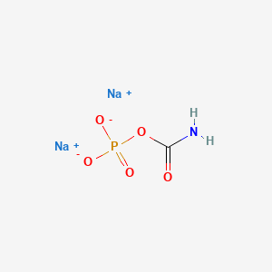 molecular formula CH2NNa2O5P B1365258 Disodium carbamoyl phosphate CAS No. 72461-86-0