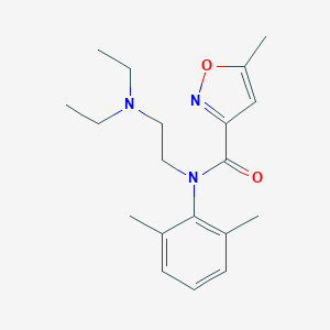 N-(2-(Diethylamino)ethyl)-N-(2,6-dimethylphenyl)-5-methyl-3-isoxazolecarboxamide
