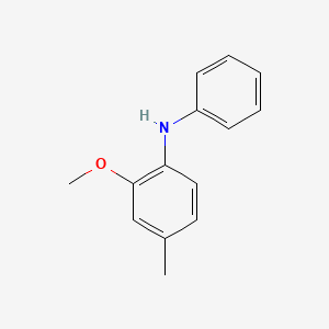 molecular formula C14H15NO B1365263 2-甲氧基-4-甲基-N-苯基苯胺 CAS No. 808114-08-1