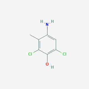 molecular formula C7H7Cl2NO B1365282 4-Amino-2,6-dichloro-3-methylphenol 