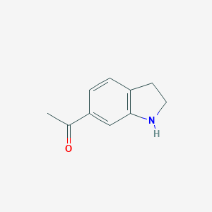 molecular formula C10H11NO B136529 1-(Indolin-6-yl)ethanone CAS No. 147265-76-7