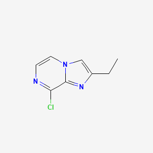 molecular formula C8H8ClN3 B1365291 8-Chloro-2-ethylimidazo[1,2-a]pyrazine CAS No. 391954-17-9