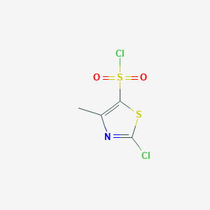 molecular formula C4H3Cl2NO2S2 B1365296 2-氯-4-甲基噻唑-5-磺酰氯 CAS No. 292138-59-1