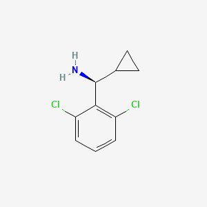 molecular formula C10H11Cl2N B13652967 (S)-Cyclopropyl(2,6-dichlorophenyl)methanamine 