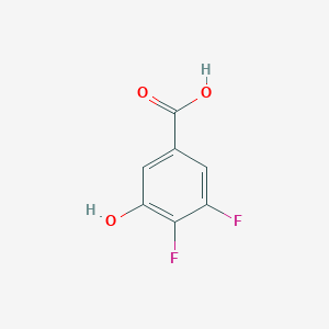 molecular formula C7H4F2O3 B1365303 3,4-Difluoro-5-hydroxybenzoic acid CAS No. 749230-45-3