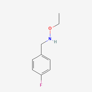 molecular formula C9H12FNO B1365318 o-Ethyl-n-(4-fluoro-benzyl)-hydroxylamine 