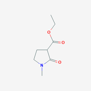 molecular formula C8H13NO3 B1365327 Ethyl 1-methyl-2-oxopyrrolidine-3-carboxylate CAS No. 30932-85-5
