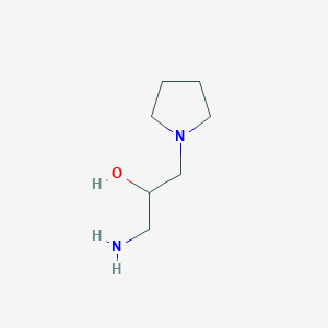 molecular formula C7H16N2O B1365328 1-Amino-3-(pyrrolidin-1-yl)propan-2-ol CAS No. 39849-47-3