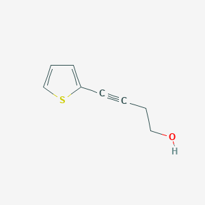 molecular formula C8H8OS B1365330 4-(Thiophen-2-yl)but-3-yn-1-ol 