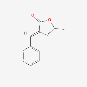 molecular formula C12H10O2 B1365334 5-METHYL-3-(PHENYLMETHYLENE)-2(3H)-FURANONE 