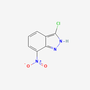 molecular formula C7H4ClN3O2 B1365336 3-氯-7-硝基-1H-吲唑 CAS No. 74209-33-9