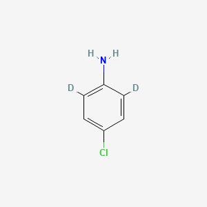 molecular formula C6H6ClN B1365338 4-Chloroaniline-2,6-D2 