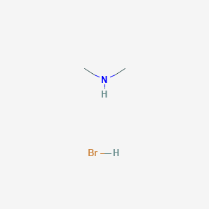molecular formula C2H8BrN B1365342 Dimethylamine hydrobromide CAS No. 6912-12-5