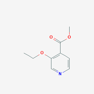 molecular formula C9H11NO3 B13653516 Methyl 3-ethoxyisonicotinate 