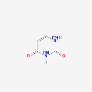 molecular formula C4H4N2O2 B1365363 Uracil-15N2 CAS No. 5522-55-4