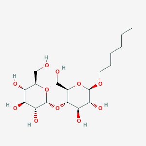 molecular formula C18H34O11 B1365371 Hexyl b-D-maltopyranoside CAS No. 870287-95-9