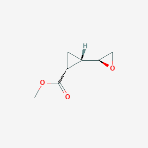 Cyclopropanecarboxylic acid, 2-oxiranyl-, methyl ester, [1R-[1alpha,2alpha(S*)]]-(9CI)