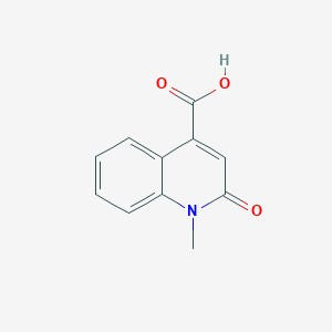 molecular formula C11H9NO3 B1365384 1-Methyl-2-oxo-1,2-dihydroquinoline-4-carboxylic acid CAS No. 62542-44-3