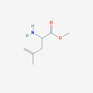 molecular formula C7H13NO2 B1365387 Methyl 2-amino-4-methylpent-4-enoate CAS No. 103550-87-4