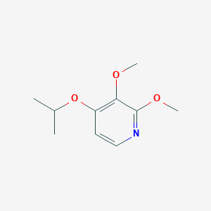 molecular formula C10H15NO3 B136539 4-Isopropoxy-2,3-dimethoxypyridine CAS No. 158150-21-1