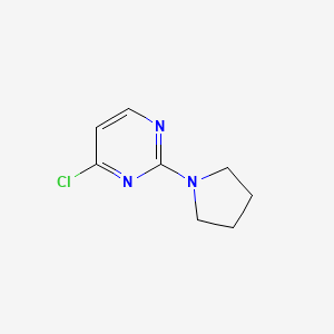 molecular formula C8H10ClN3 B1365390 4-Chloro-2-(pyrrolidin-1-yl)pyrimidine CAS No. 33852-01-6