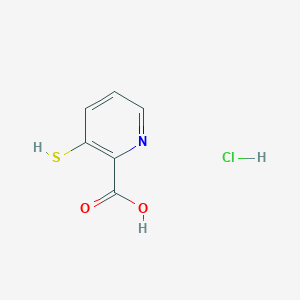 molecular formula C6H6ClNO2S B013654 3-Mercaptopicolinic Acid Hydrochloride CAS No. 320386-54-7