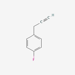 molecular formula C9H7F B1365412 1-Fluoro-4-prop-2-ynyl-benzene CAS No. 70090-68-5