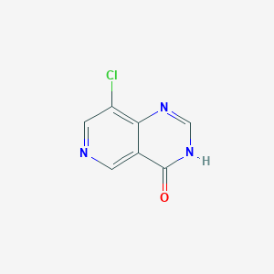 molecular formula C7H4ClN3O B13654130 8-Chloropyrido[4,3-d]pyrimidin-4(3H)-one 