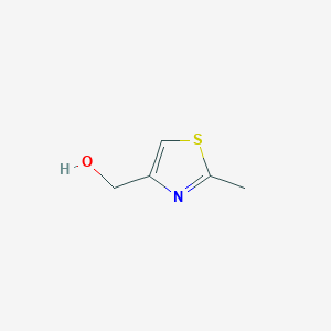 molecular formula C5H7NOS B1365419 (2-甲基-1,3-噻唑-4-基)甲醇 CAS No. 76632-23-0