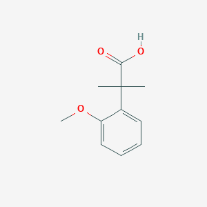 molecular formula C11H14O3 B1365425 2-(2-Methoxyphenyl)-2-methylpropanoic acid CAS No. 468064-83-7