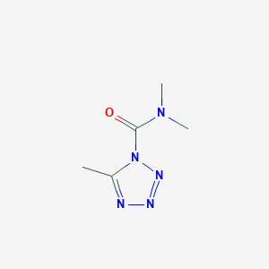 molecular formula C5H9N5O B13654254 N,N,5-trimethyl-1H-1,2,3,4-tetrazole-1-carboxamide 