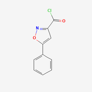 molecular formula C10H6ClNO2 B1365434 5-Phenylisoxazole-3-carbonyl chloride CAS No. 78189-50-1