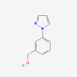 molecular formula C10H10N2O B1365436 [3-(1H-pyrazol-1-yl)phenyl]methanol CAS No. 864068-80-4