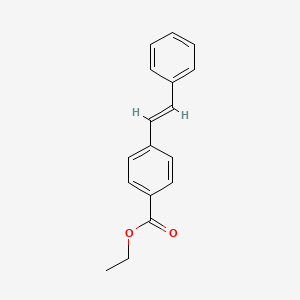 molecular formula C17H16O2 B1365461 (E)-ethyl 4-styrylbenzoate CAS No. 1152-30-3