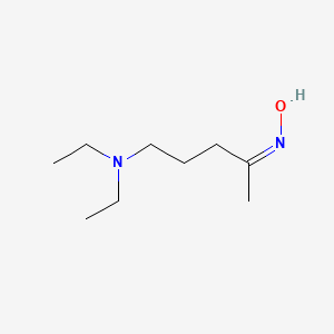 molecular formula C9H20N2O B1365464 (NZ)-N-[5-(diethylamino)pentan-2-ylidene]hydroxylamine CAS No. 5426-96-0