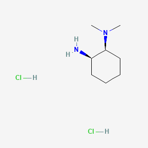 molecular formula C8H20Cl2N2 B13654715 (1S,2R)-N1,N1-Dimethylcyclohexane-1,2-diamine dihydrochloride 