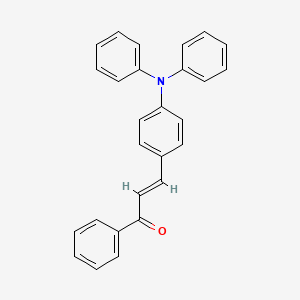 molecular formula C27H21NO B1365479 3-(4-Diphenylamino-phenyl)-1-phenyl-propenone CAS No. 1432505-78-6
