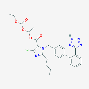 molecular formula C27H29ClN6O5 B136548 Elisartan CAS No. 158682-68-9