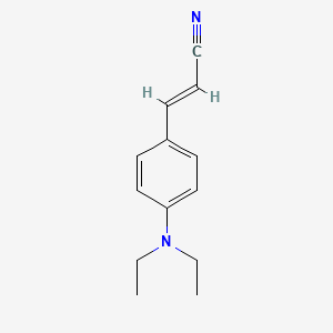 molecular formula C13H16N2 B1365482 trans-4-(Diethylamino)cinnamonitrile 