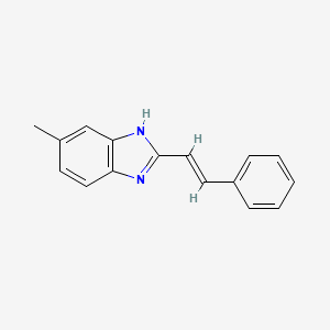 5-methyl-2-[(E)-2-phenylethenyl]-1H-benzimidazole