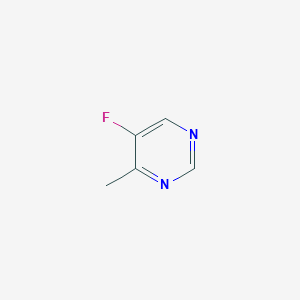 molecular formula C5H5FN2 B13654875 5-Fluoro-4-methylpyrimidine 