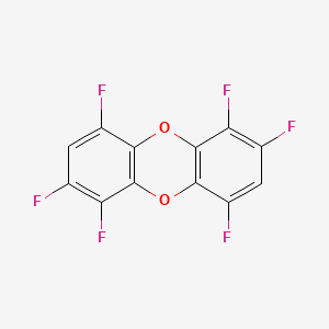 molecular formula C12H2F6O2 B1365488 1,2,4,6,7,9-hexafluorodibenzo-p-dioxin 