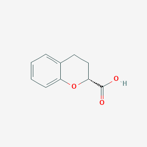 molecular formula C10H10O3 B1365491 (R)-chroman-2-carboxylic acid CAS No. 83780-47-6