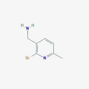 molecular formula C7H9BrN2 B13655022 (2-Bromo-6-methylpyridin-3-YL)methanamine 