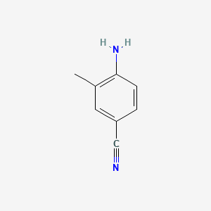 molecular formula C8H8N2 B1365507 4-Amino-3-methylbenzonitrile CAS No. 78881-21-7