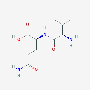 molecular formula C10H19N3O4 B1365513 H-Val-Gln-OH 